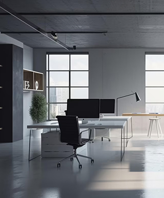 Commercial office spaces and business properties